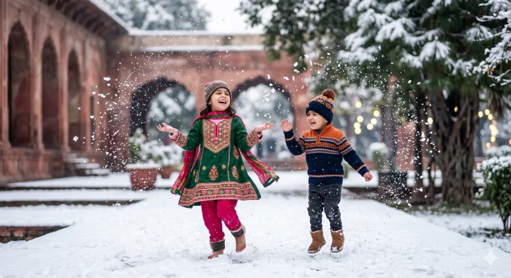 As Playful as Dancing Snowflakes