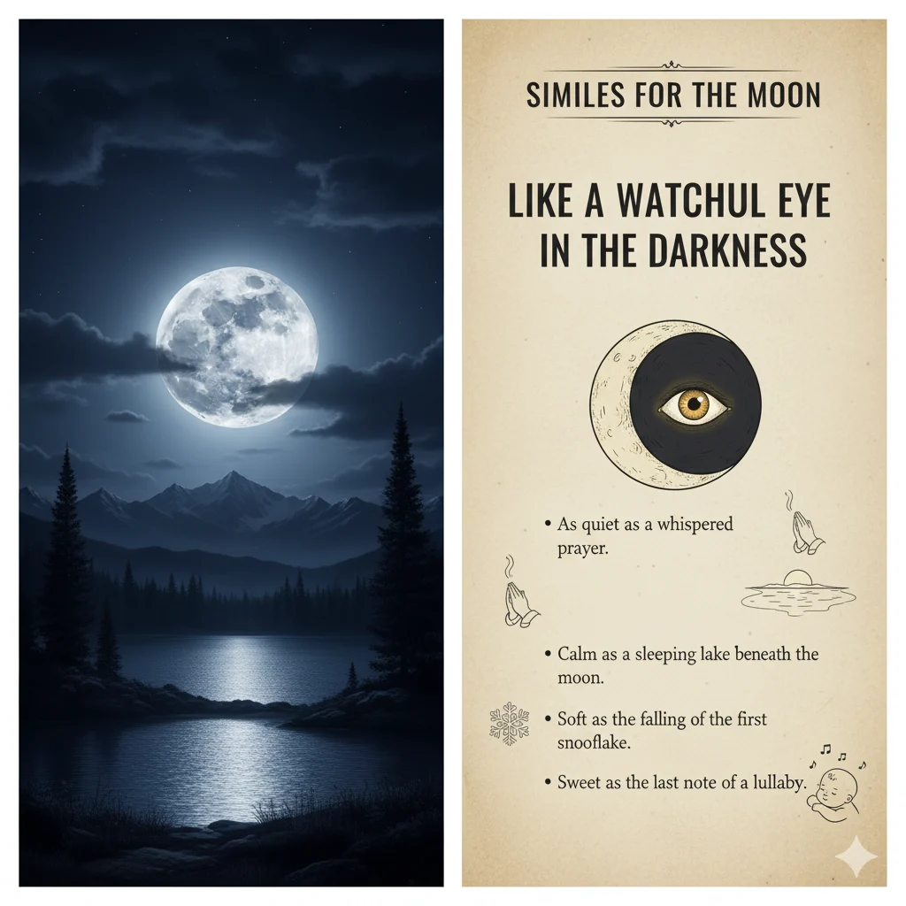 similes for the Moon