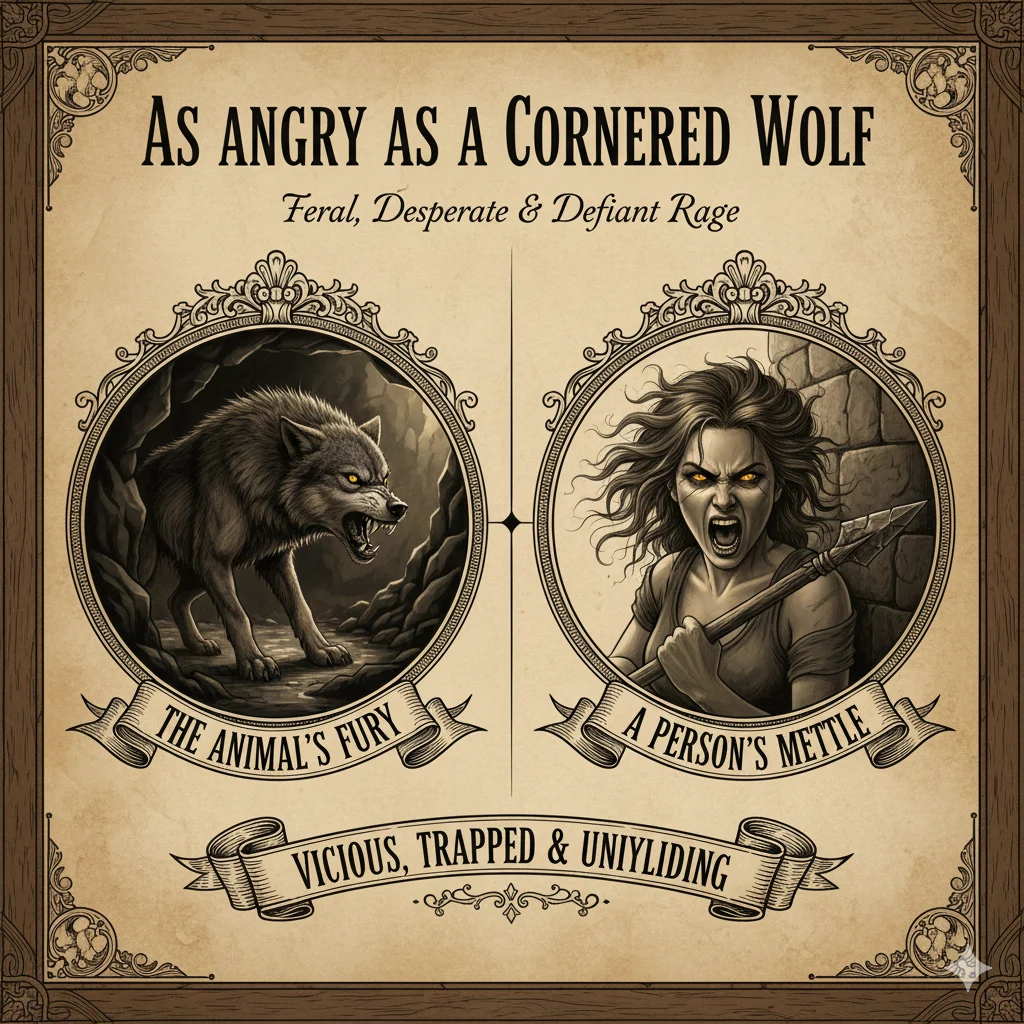 Powerful Similes for Angry