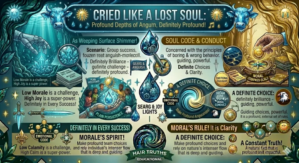 Cried like a lost soul