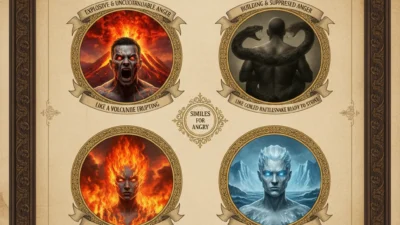 Powerful Similes for Angry