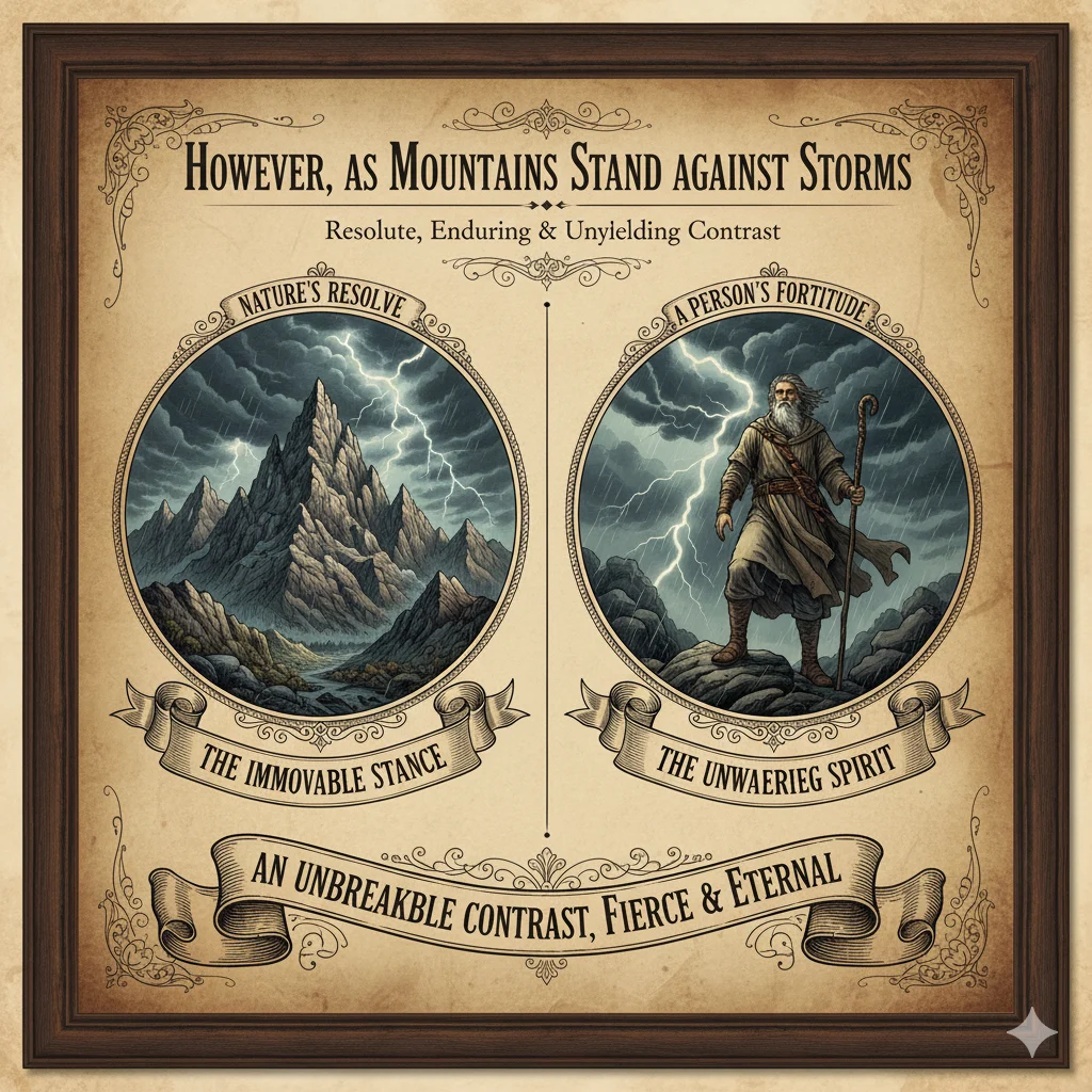 Similes for “However