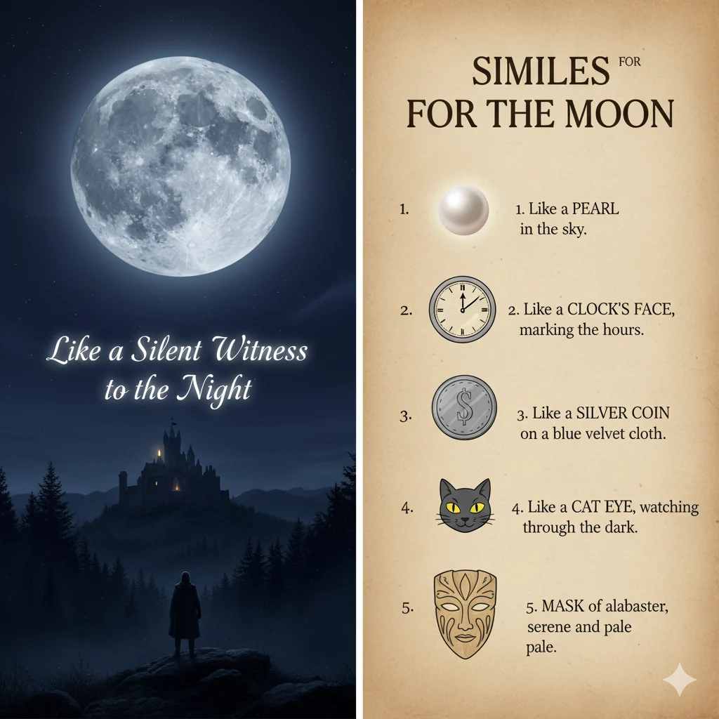 similes for the Moon