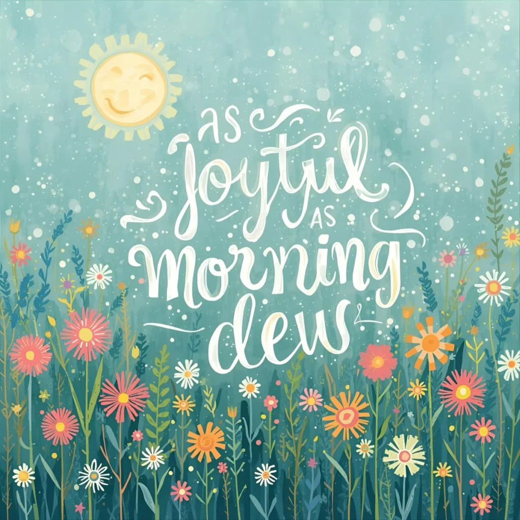 Similes for Being Happy 