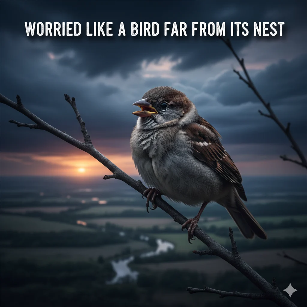 Similies for Worried