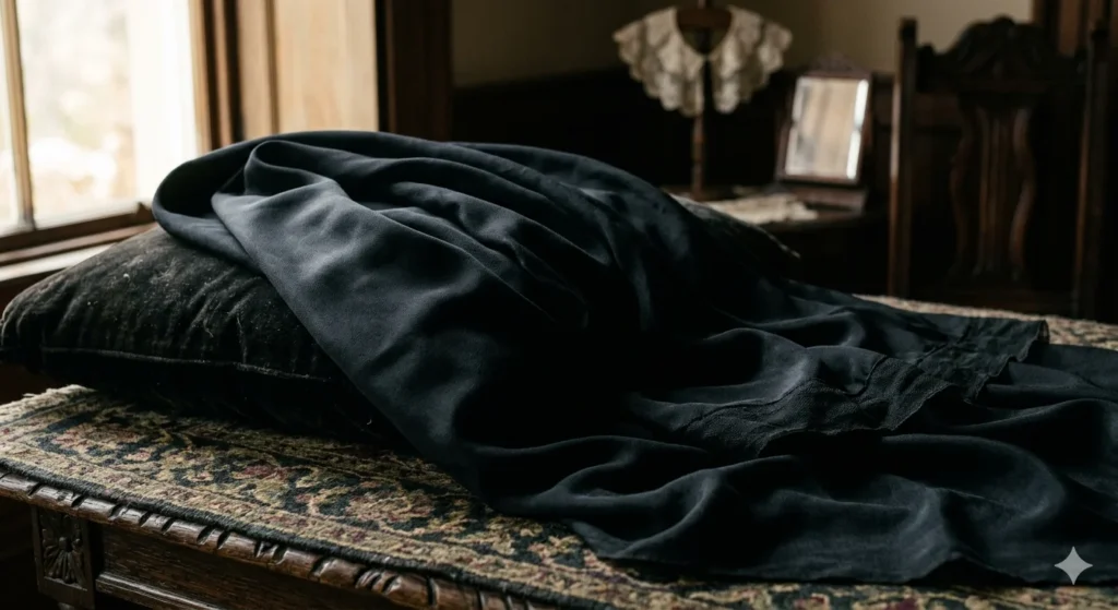 As Black as Mourning Silk