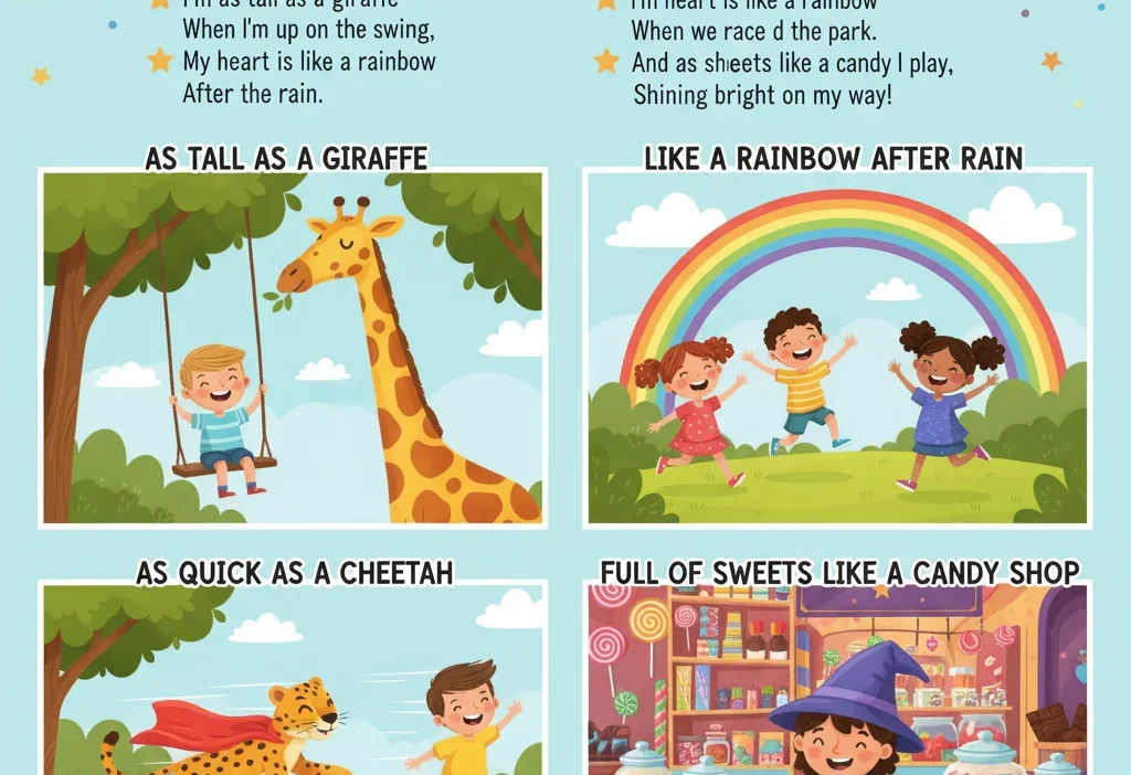 Poem With Similes for Kids