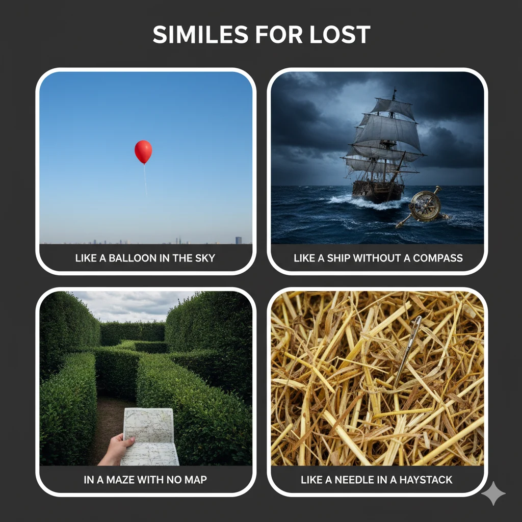 Similies for Being Lost