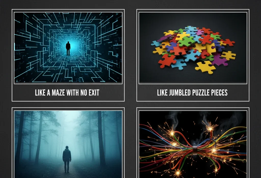 similies for confused