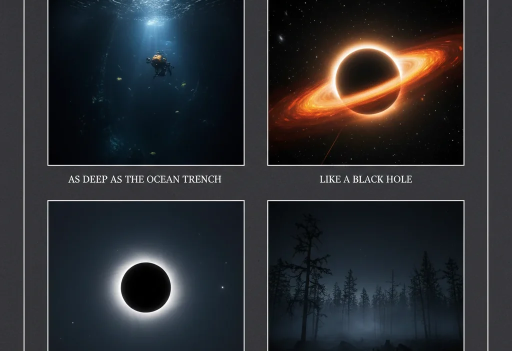 Similies for Darkness