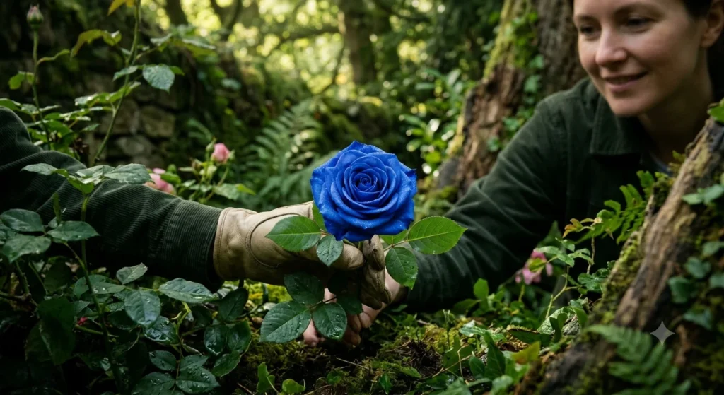 As rare as a blue rose