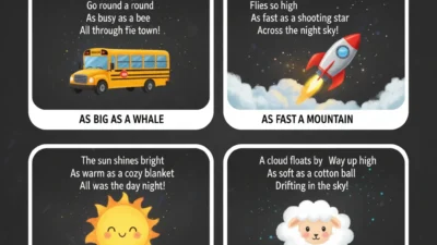 poems with similies for kids