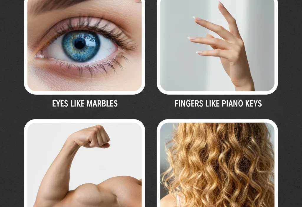 Similies for Body Parts