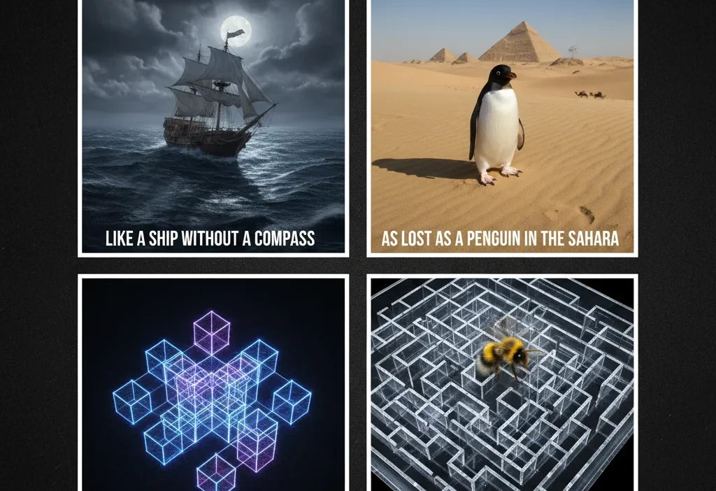 Similies for Being Lost