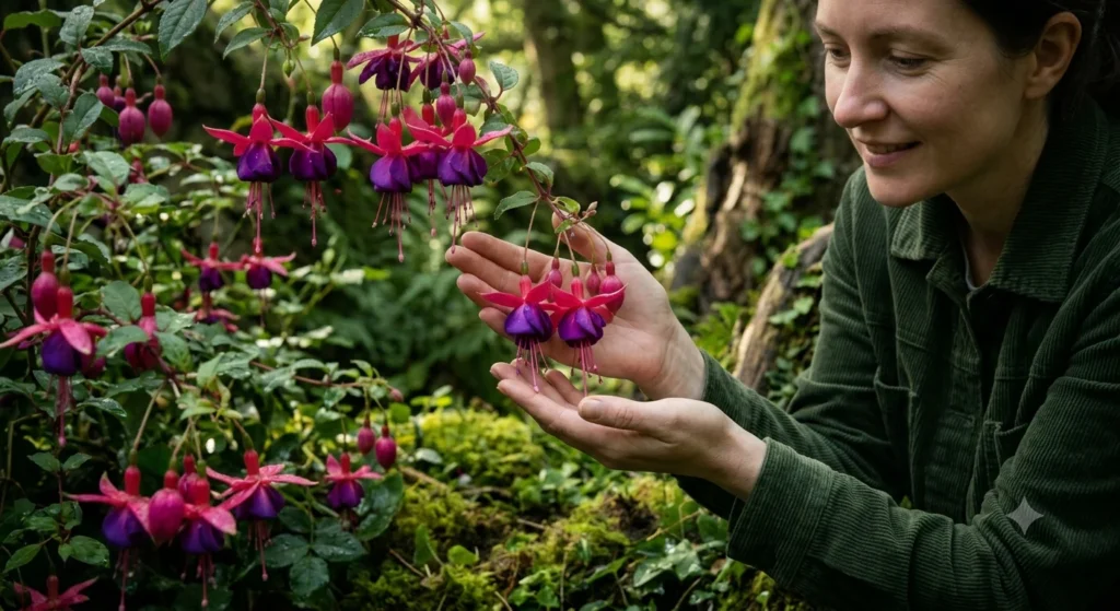 As graceful as fuchsias