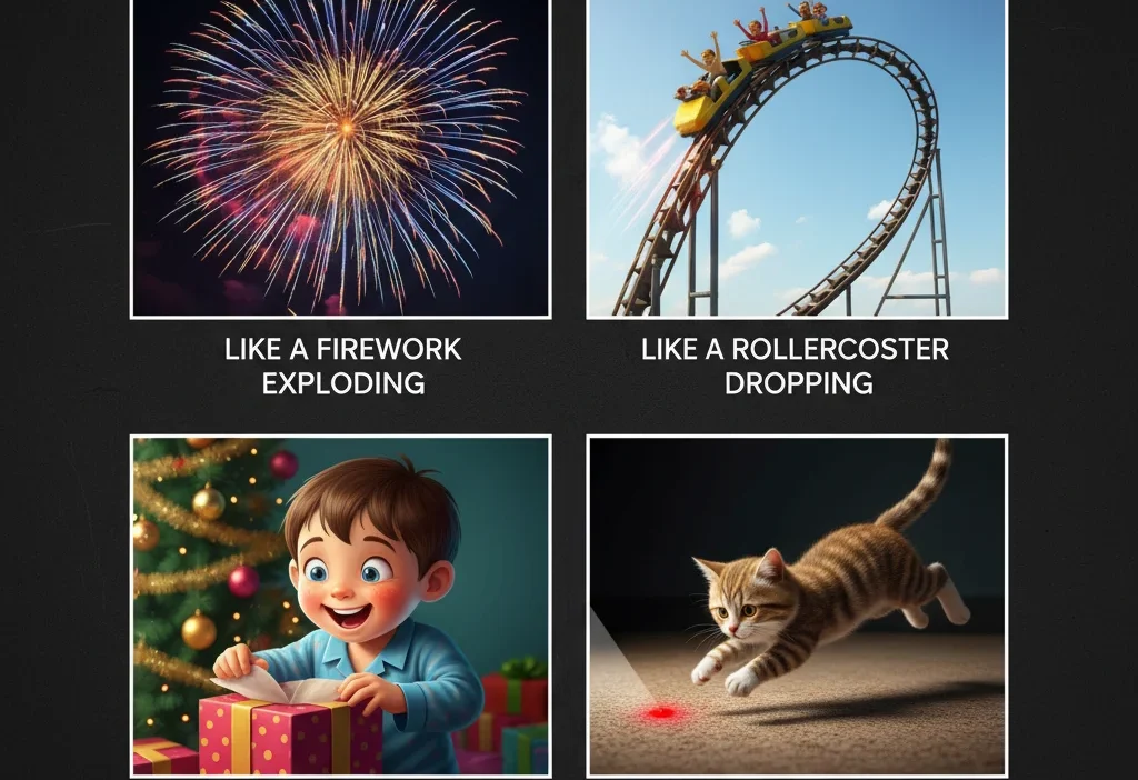 Similes for Excitement