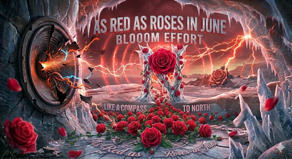 As Red as Roses in June