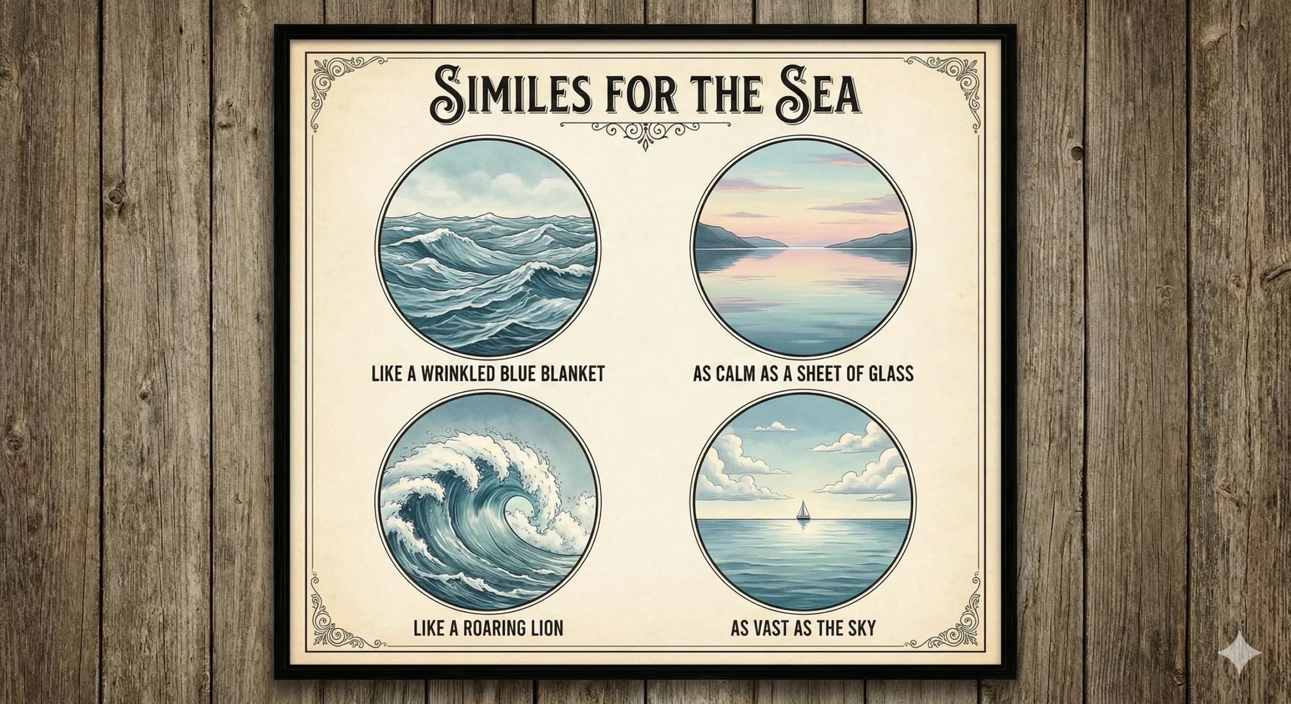 Similies Sea Examples 31+Similies for the Sea: The Tiny Detail Readers Love