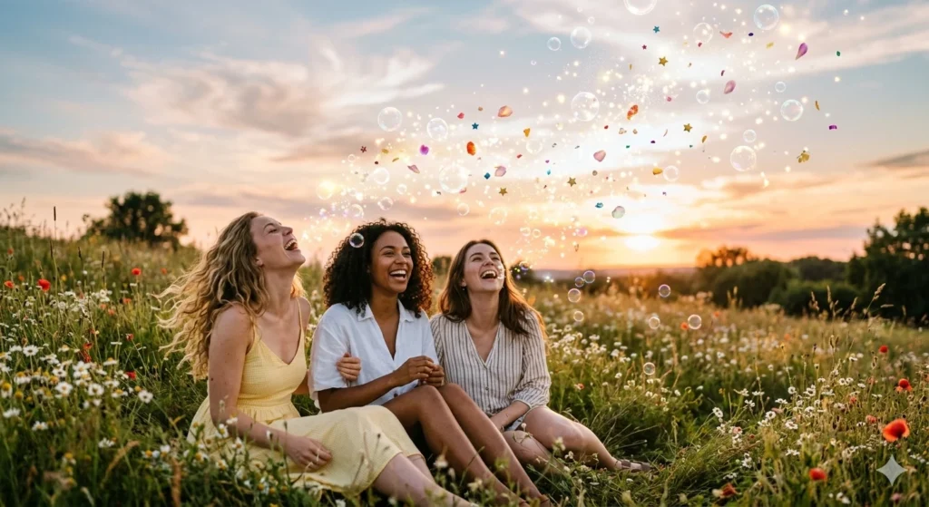 As light as laughter