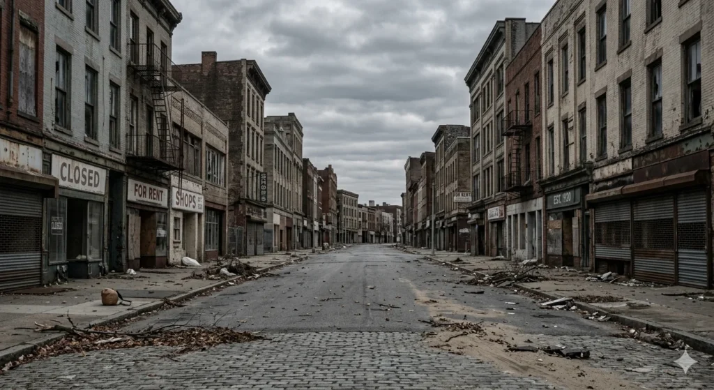  As empty as abandoned streets