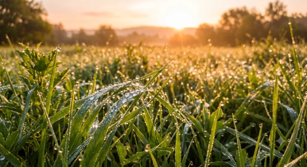 As bright as morning dew