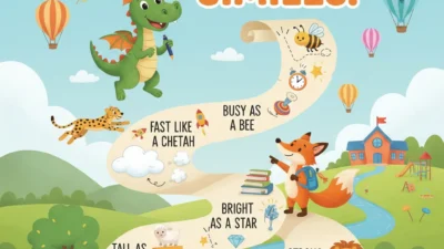 list of similes for grade 4