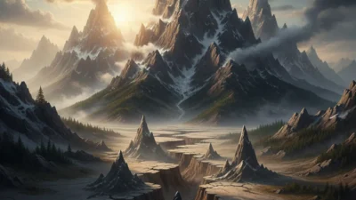 Similies for Mountains