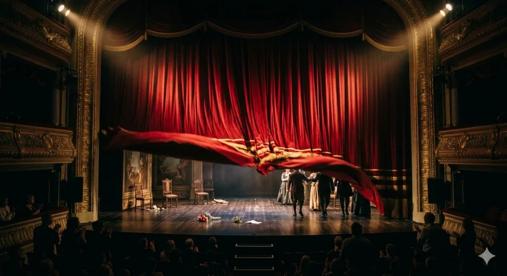  Like a Curtain Dropping