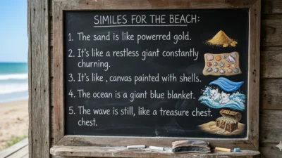 Similes for Beach