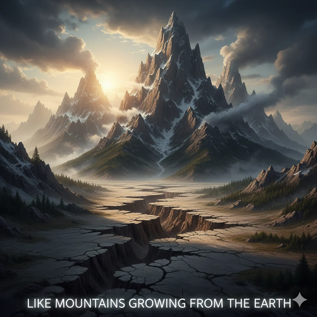 Like Mountains Growing from the Earth