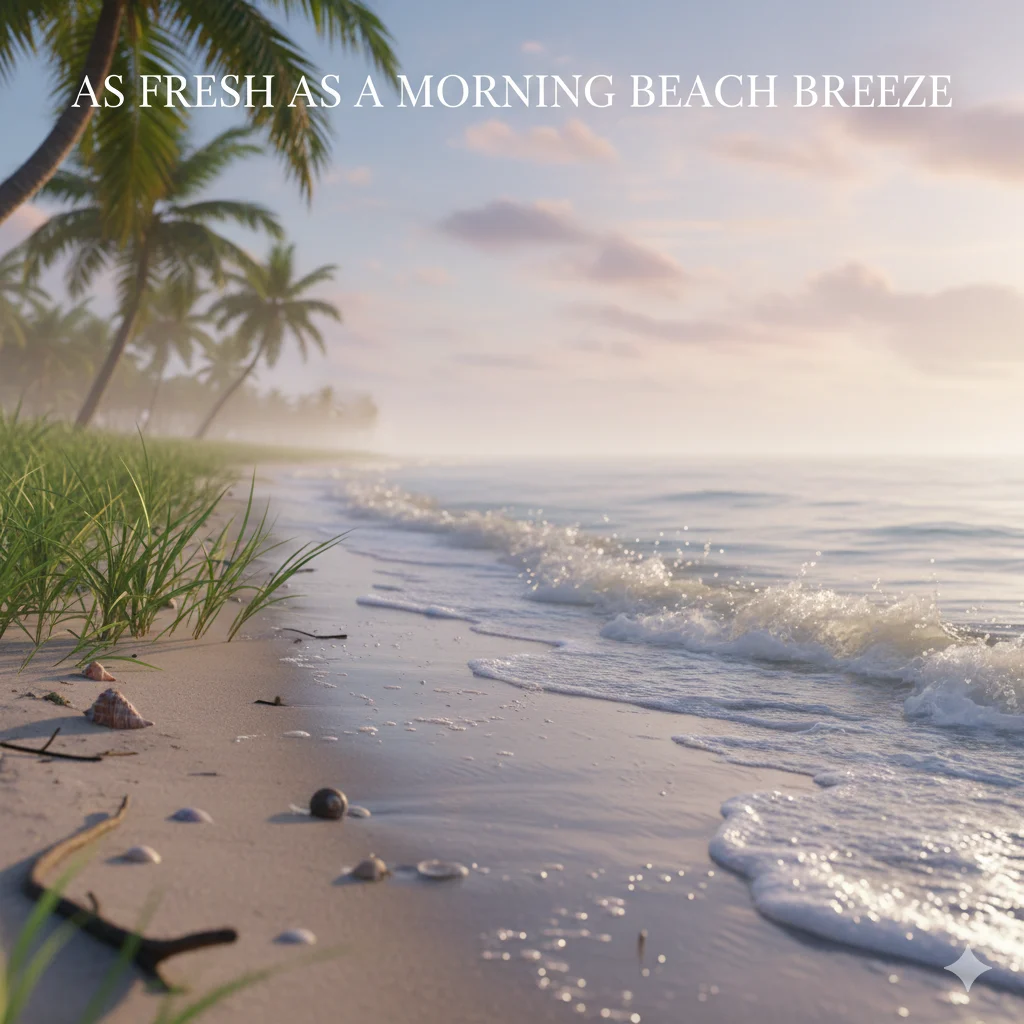 As Fresh as a Morning Beach Breeze
