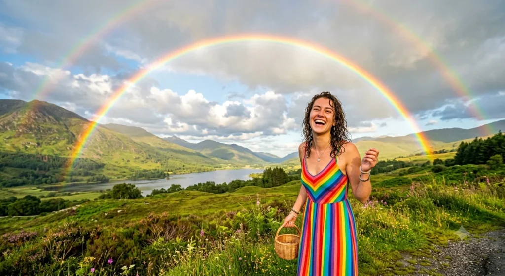 As bright as a rainbow