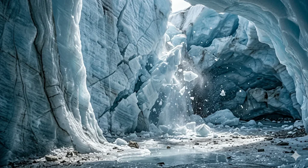  Like ice cracking