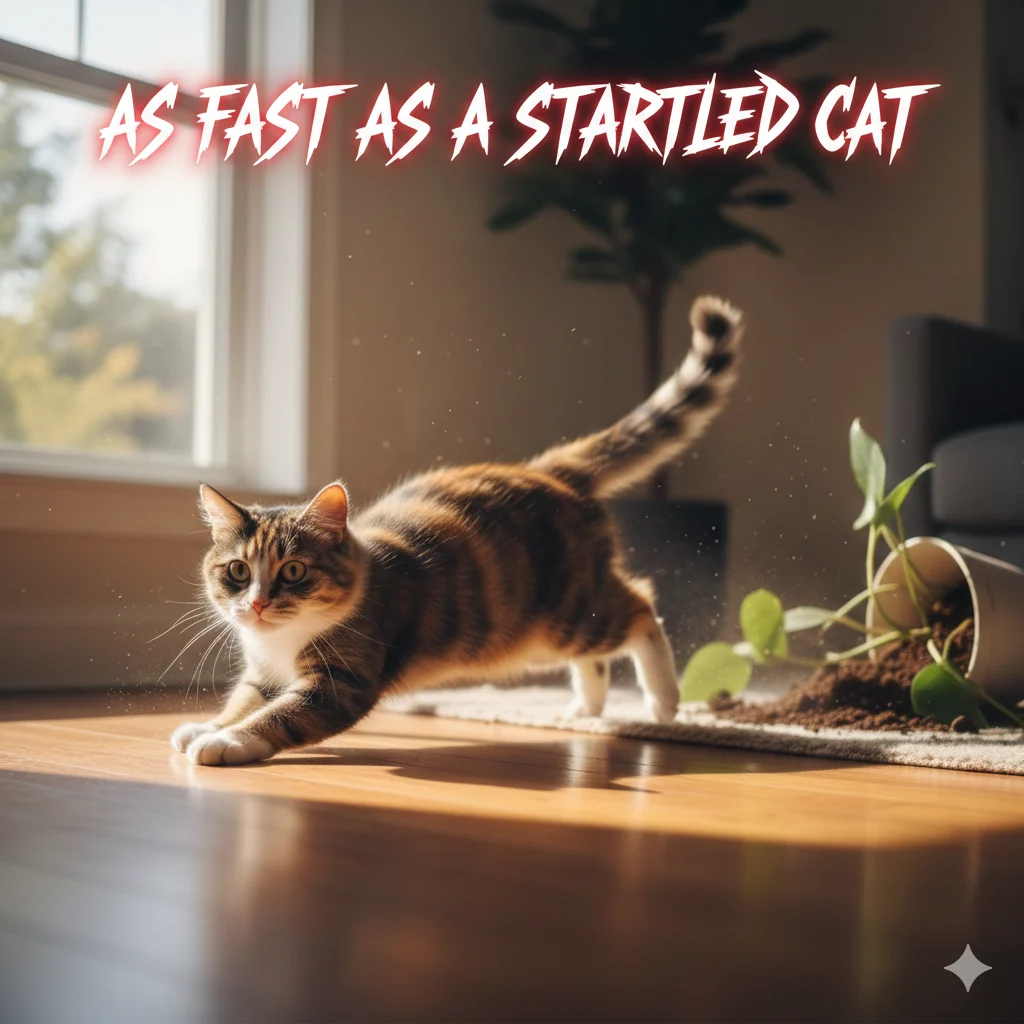 As Fast as a Startled Cat