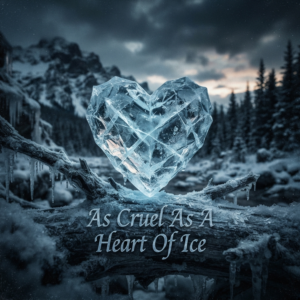 As cruel as a heart of ice