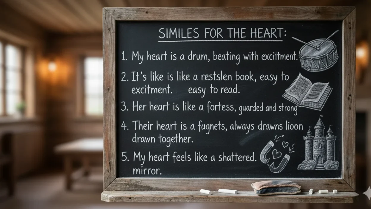 similes for heart