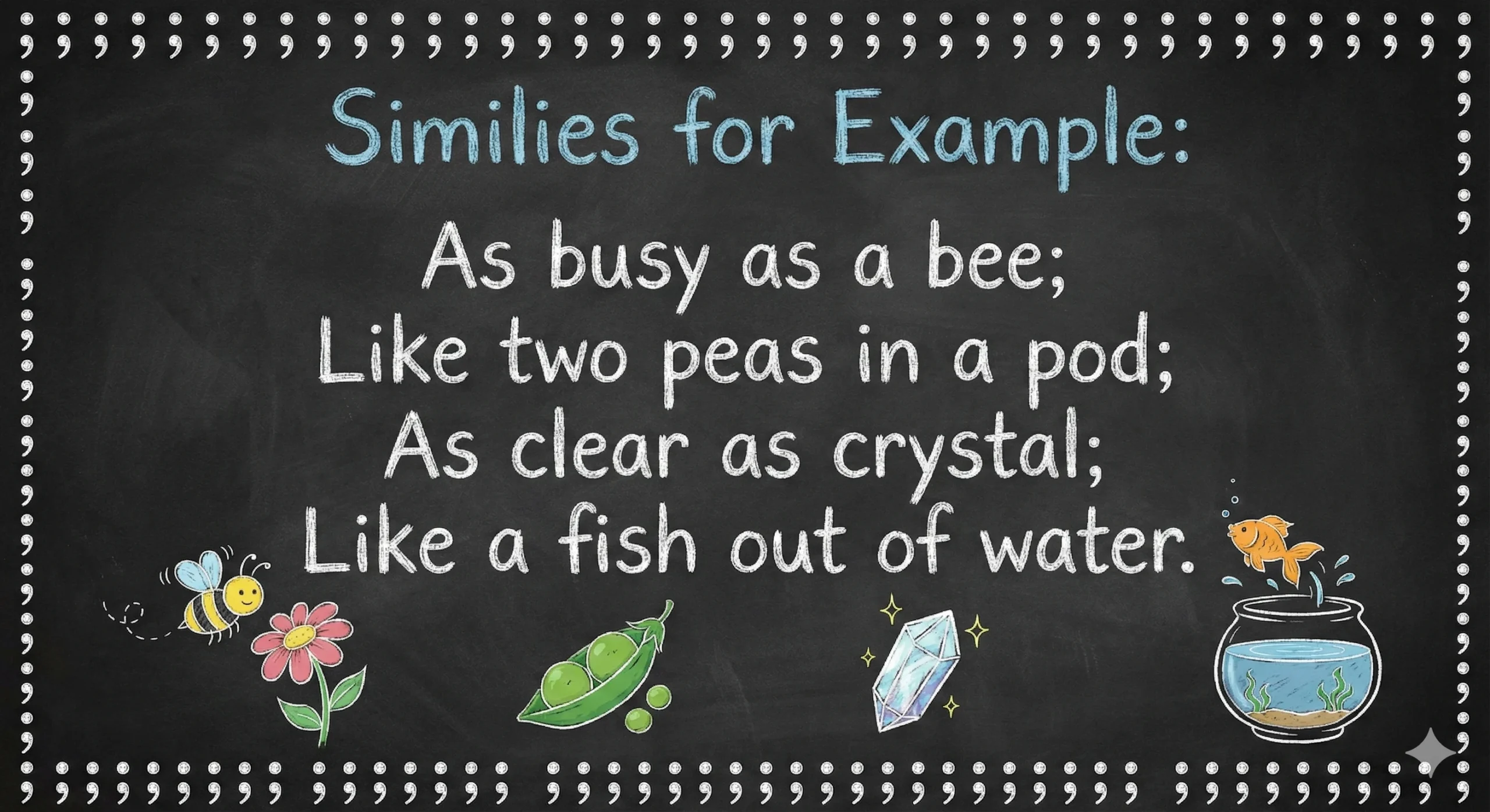 Similies Sea Examples 44+Similies for Example: The Secret Writers Forget