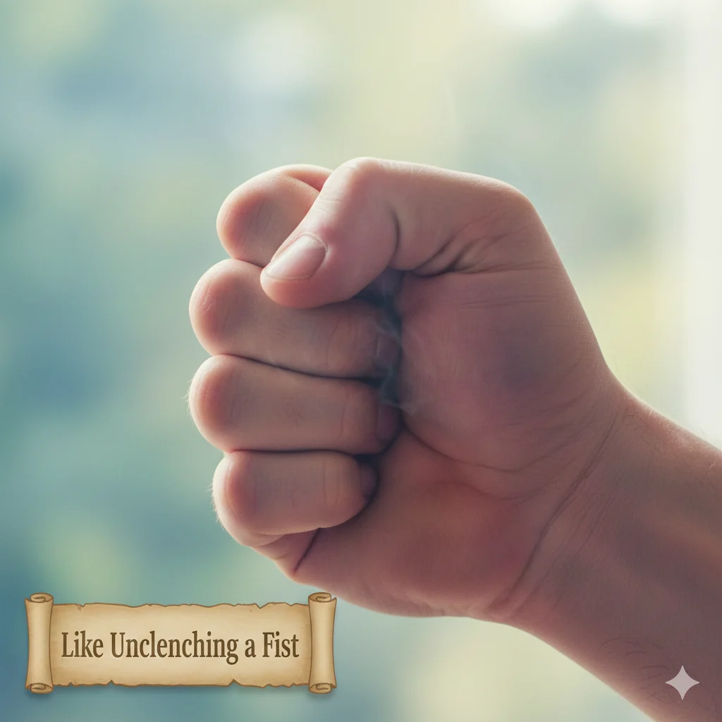 Like Unclenching a Fist