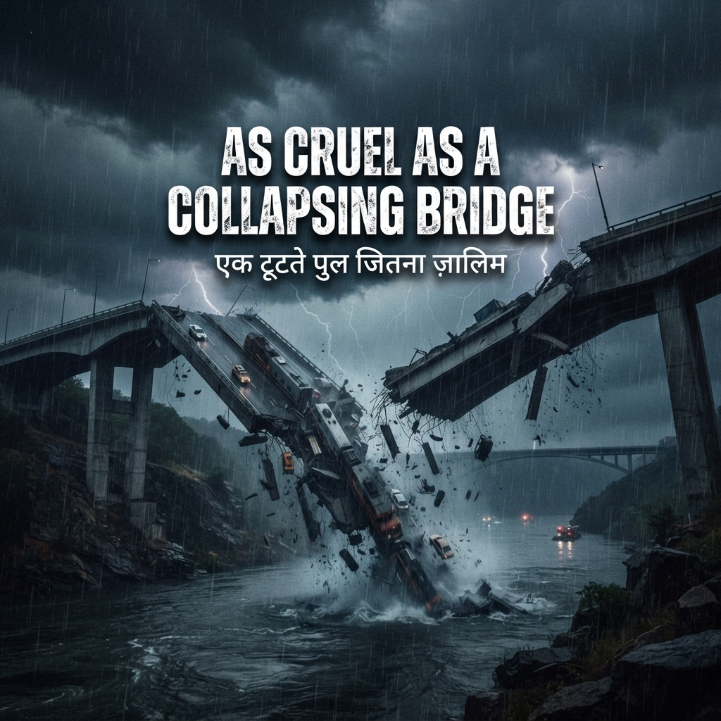 As cruel as a collapsing bridge