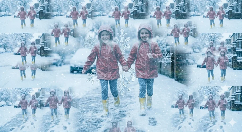 As cold as winter snow