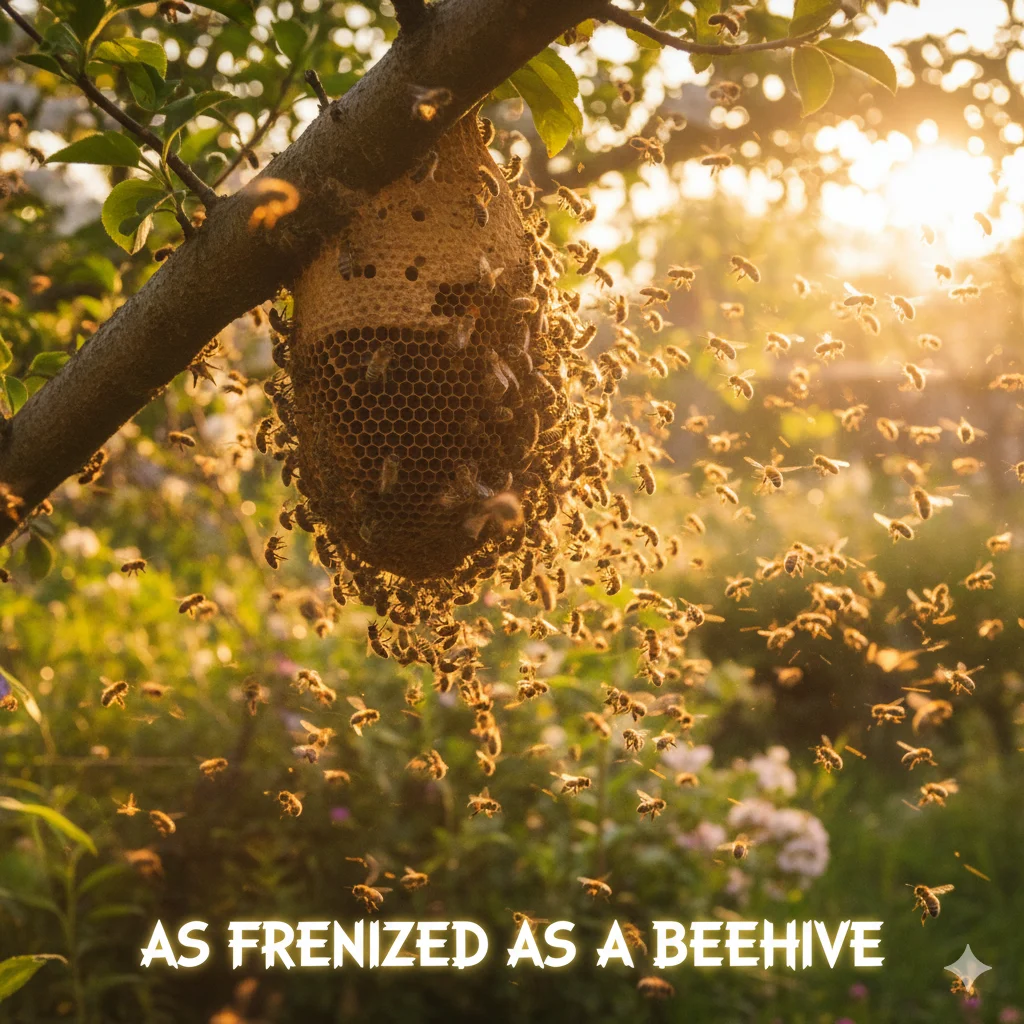  As Frenzied as a Beehive