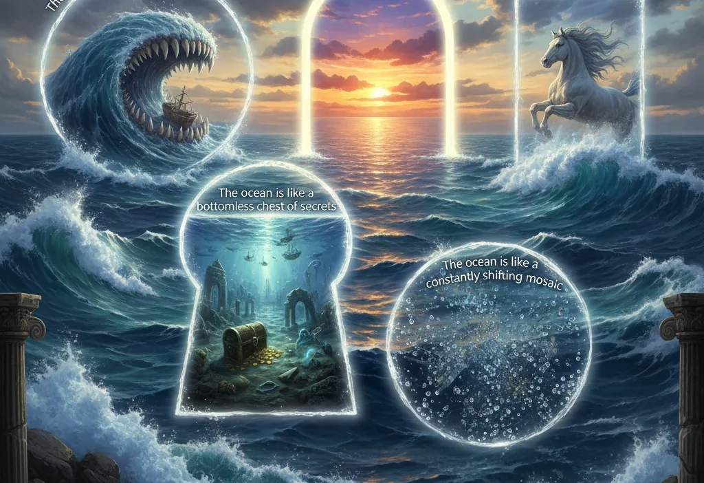 similies for the ocean