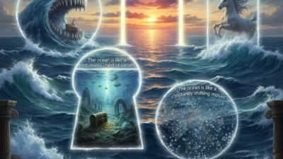 similies for the ocean