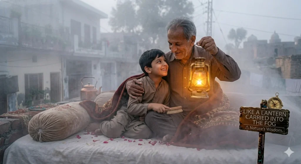 Like a Lantern Carried into the Fog