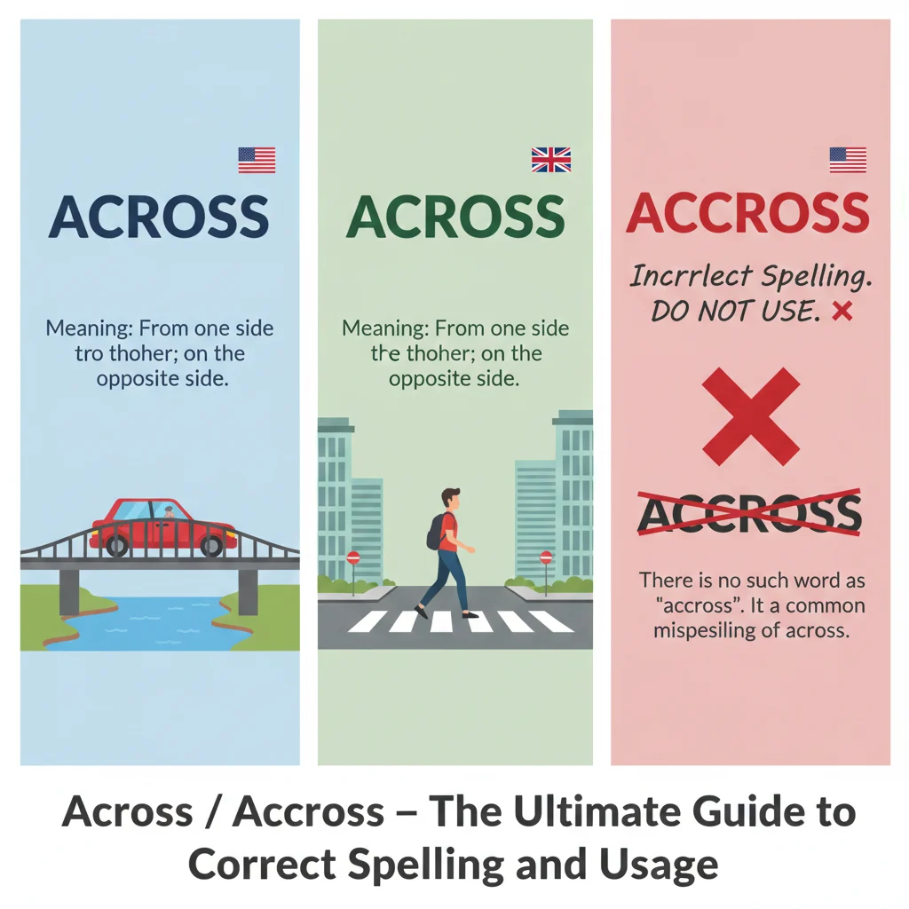 Across or Accross? The Correct Spelling Explained