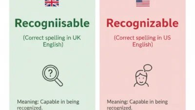 Recognisable or Recognizable