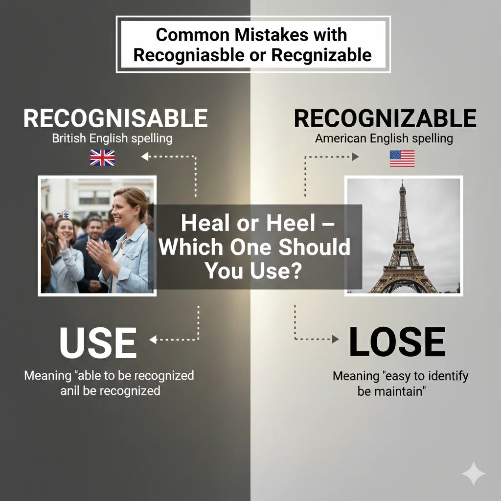 Recognisable or Recognizable