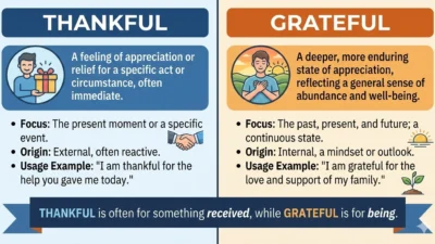 Thankful or Grateful