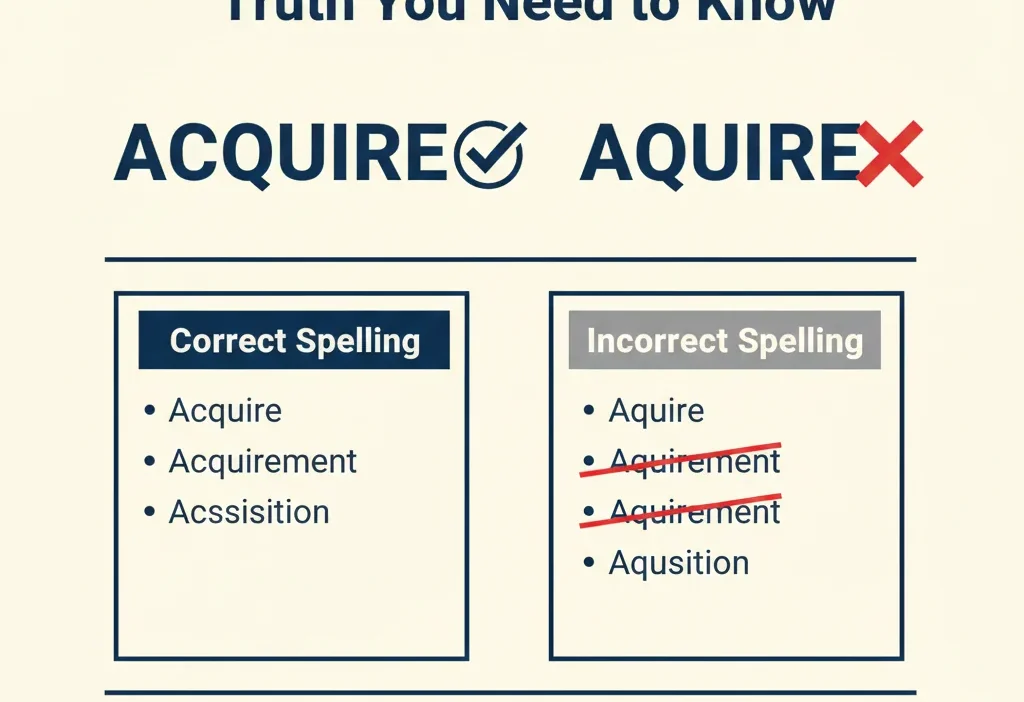 Acquire or Aquire