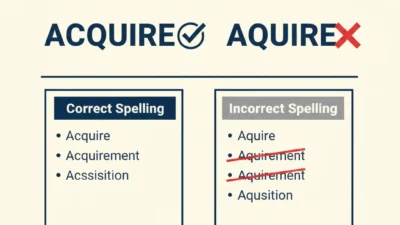 Acquire or Aquire